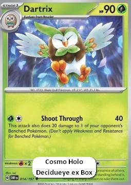 Dartrix - Obsidian Flames #014/197