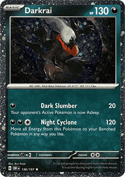 Darkrai - Obsidian Flames #136/197