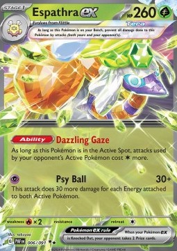 Espathra ex - Paldean Fates #006/91
