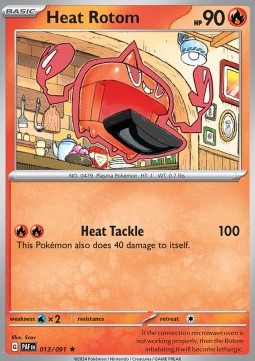 Heat Rotom Paldean Fates #013/91