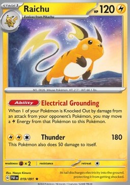 Raichu - Paldean Fates #019/91