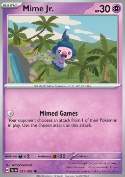 Mime Jr. Paldean Fates #031/91