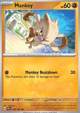 Mankey - Paldean Fates #045/91