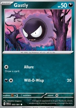 Gastly - Paldean Fates #055/91