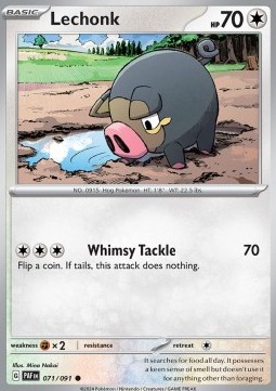Lechonk - Paldean Fates #071/91