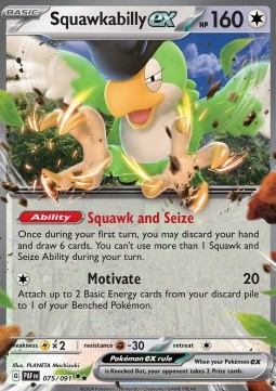 Squawkabilly ex - Paldean Fates #075/91