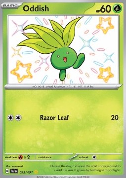 Oddish - Paldean Fates #092/91