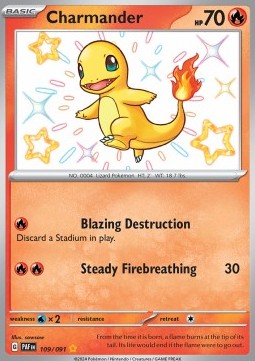 Charmander - Paldean Fates #109/91