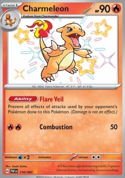 Charmeleon - Paldean Fates #110/91