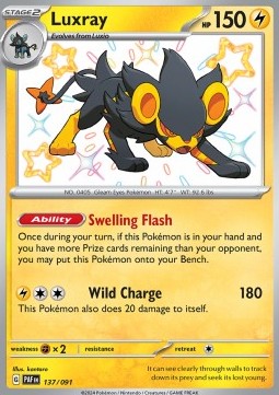 Luxray - Paldean Fates #137/91
