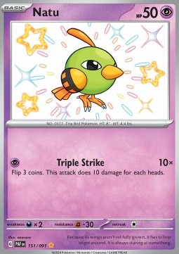 Natu - Paldean Fates #151/91
