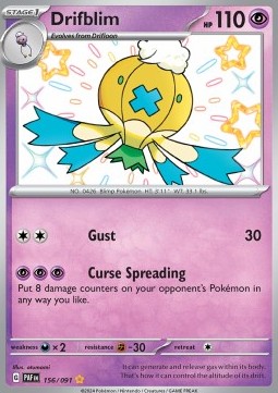 Drifblim - Paldean Fates #156/91
