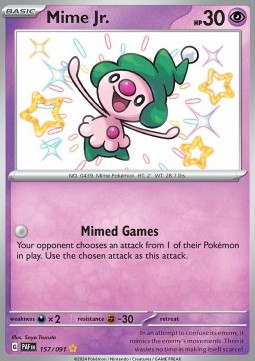 Mime Jr. Paldean Fates #157/91