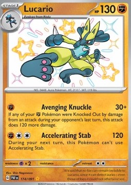 Lucario - Paldean Fates #174/91