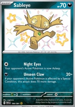 Sableye - Paldean Fates #184/91