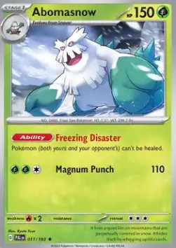 Abomasnow - Paldea Evolved #011/193