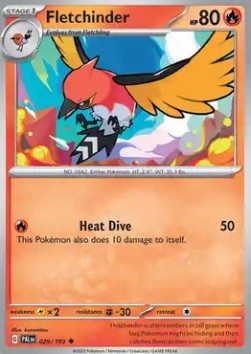 Fletchinder - Paldea Evolved #029/193