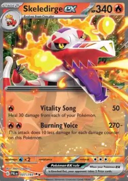 Skeledirge ex - Paldea Evolved #037/193
