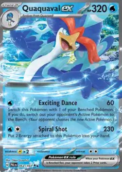 Quaquaval ex - Paldea Evolved #052/193