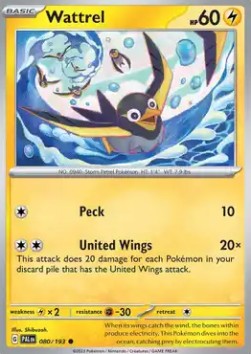 Wattrel - Paldea Evolved #080/193