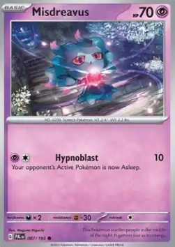 Misdreavus - Paldea Evolved #087/193