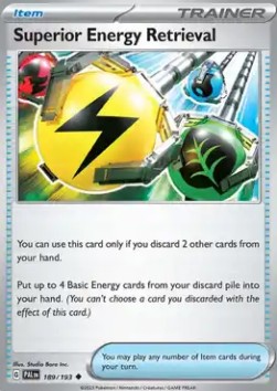Superior Energy Retrieval Paldea Evolved #189/193