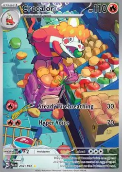 Crocalor - Paldea Evolved #202/193