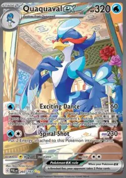 Quaquaval ex - Paldea Evolved #260/193