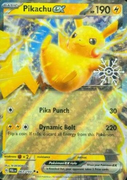 Pikachu ex - Paldea Evolved #063/193