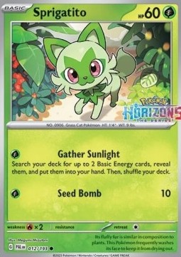 Sprigatito Paldea Evolved #012/193