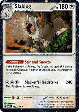 Slaking - Paldea Evolved #162/193