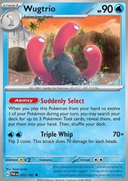 Wugtrio - Paradox Rift #053/182