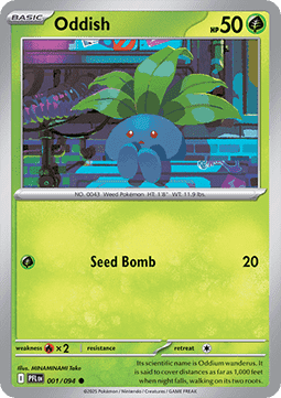 Oddish - Phantasmal Flames #001/94
