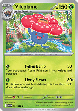 Vileplume - Phantasmal Flames #003/94