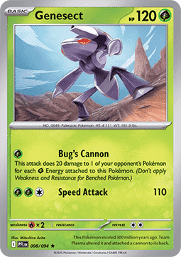 Genesect - Phantasmal Flames #008/94