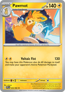 Pawmot - Phantasmal Flames #034/94