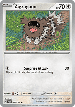 Zigzagoon - Phantasmal Flames #081/94