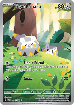 Togedemaru - Phantasmal Flames #104/94