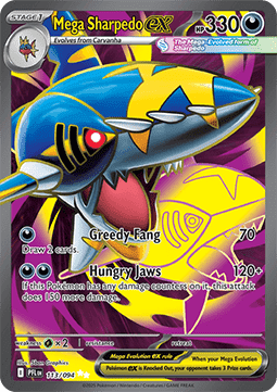 Mega Sharpedo ex Phantasmal Flames #113/94