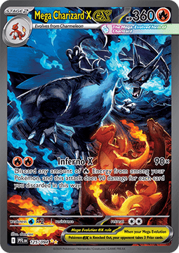 Mega Charizard X ex Phantasmal Flames #125/94