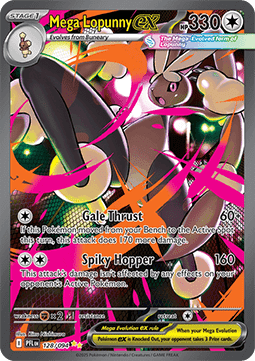 Mega Lopunny ex Phantasmal Flames #128/94