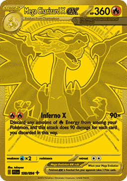 Mega Charizard X ex Phantasmal Flames #130/94