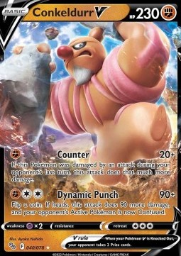 Conkeldurr V - Pokémon GO #040/78