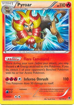 Pyroar (Theme Deck) - Phantom Forces #12/119