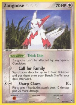 Zangoose - EX Power Keepers #25
