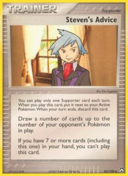 Steven's Advice EX Power Keepers #83