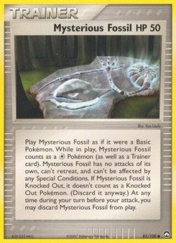 Mysterious Fossil EX Power Keepers #85