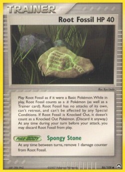 Root Fossil EX Power Keepers #86