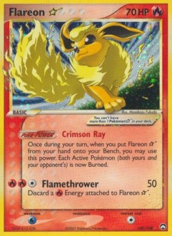 Flareon Gold Star EX Power Keepers #100