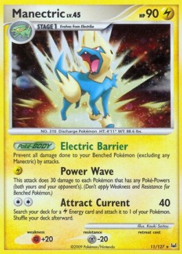 Manectric Lv.45 Platinum #11/127